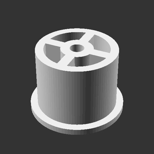 Render of a 16mm Guillotine Splicer Tape Roller